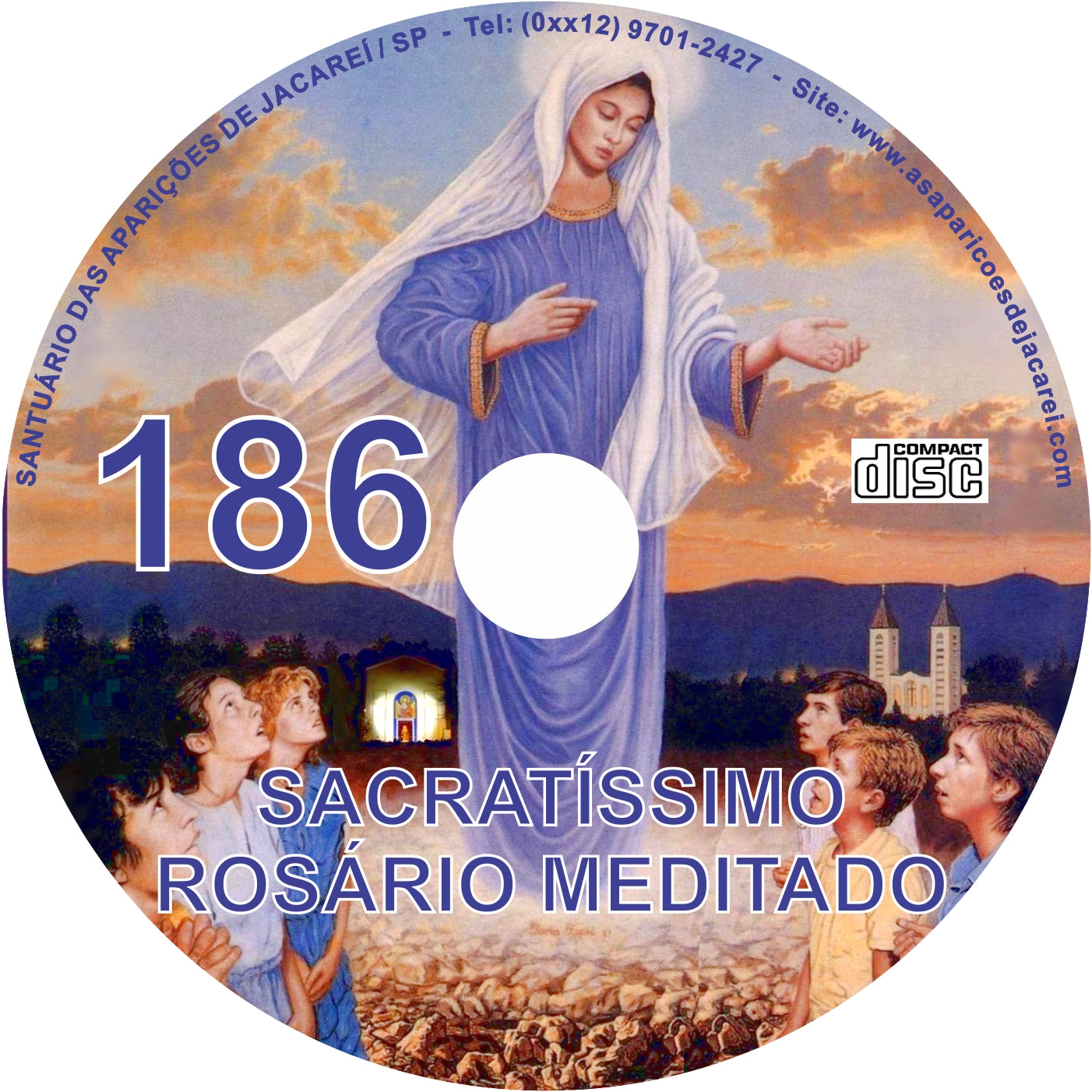 CD Rosário Meditado 186 CD Rosário Meditado 186